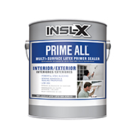 Bayshore Paints Prime All™ Multi-Surface Latex Primer Sealer is a high-quality primer designed for multiple interior and exterior surfaces with powerful stain blocking and spatter resistance.

Powerful Stain Blocking
Strong adhesion and sealing properties
Low VOC
Dry to touch in less than 1 hour
Spatter resistant
Mildew resistant finish
Qualifies for LEED® v4 Creditboom