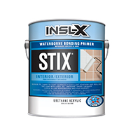 Bayshore Paints Stix Waterborne Bonding Primer is a premium-quality, acrylic-urethane primer-sealer with unparalleled adhesion to the most challenging surfaces, including glossy tile, PVC, vinyl, plastic, glass, glazed block, glossy paint, pre-coated siding, fiberglass, and galvanized metals.

Bonds to "hard-to-coat" surfaces
Cures in temperatures as low as 35° F (1.57° C)
Creates an extremely hard film
Excellent enamel holdout
Can be top coated with almost any productboom