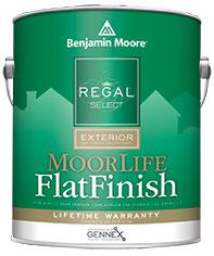 Bayshore Paints Durable finish resists fading, cracking and peeling so your home's exterior looks freshly painted for years to come.

Mildew resistant even in humid conditions.

Low temperature application (to 40°F) extends the painting season.

Engineered with Gennex® Color Technology.

Ideal when you need:
- Advanced alkyd technology for superior adhesion even to hard to coat surfaces
- A Flat finish for a smooth, non-reflective finish that hides imperfections while delivering an ultra-smooth appearanceboom